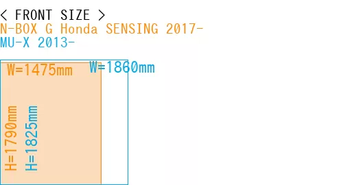 #N-BOX G Honda SENSING 2017- + MU-X 2013-